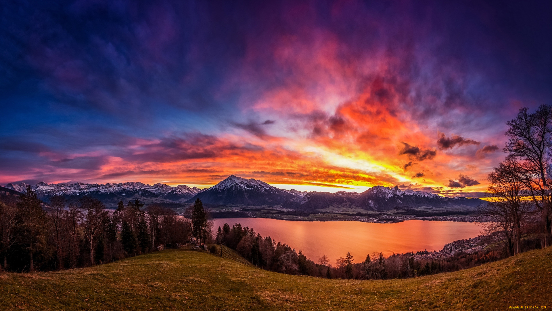 lake thun, canton of bern, switzerland, , , , lake, thun, canton, of, bern